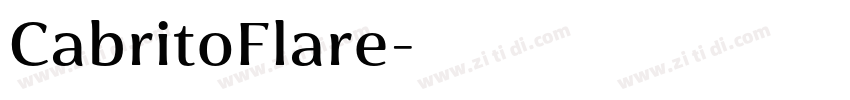 CabritoFlare字体转换