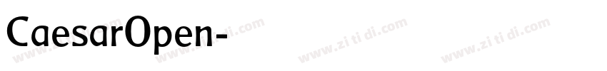 CaesarOpen字体转换