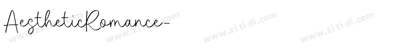AestheticRomance字体转换