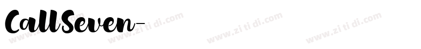 CallSeven字体转换