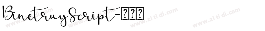 BinetruyScript字体转换