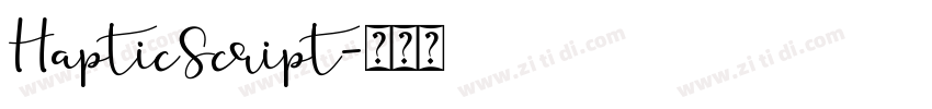 HapticScript字体转换