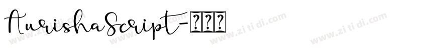 AurishaScript字体转换