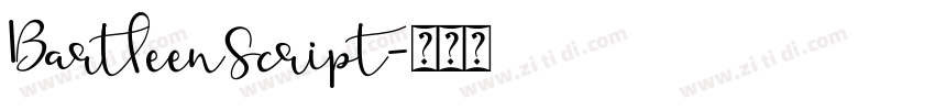 BartleenScript字体转换