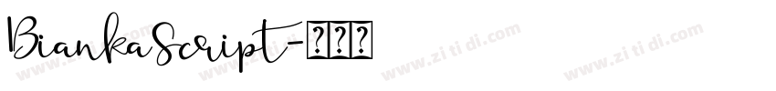 BiankaScript字体转换