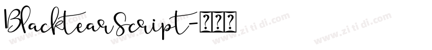BlacktearScript字体转换