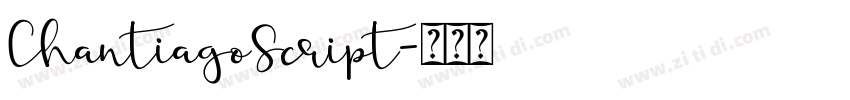 ChantiagoScript字体转换