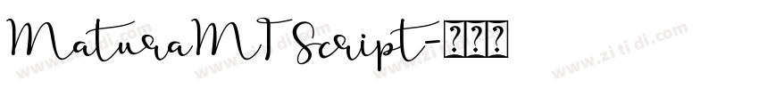MaturaMTScript字体转换