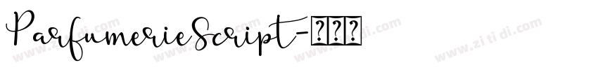 ParfumerieScript字体转换