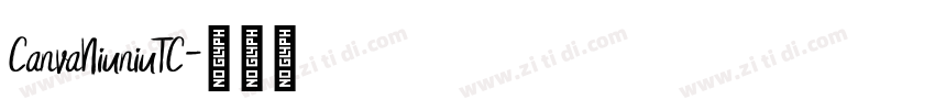 CanvaNiuniuTC字体转换