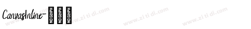 CanvasInline字体转换 CanvasInline字体转换