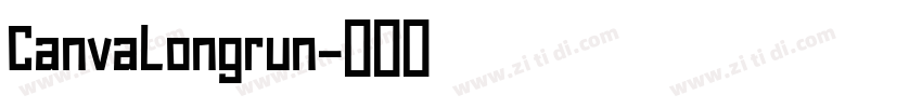 CanvaLongrun字体转换