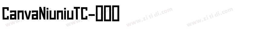 CanvaNiuniuTC字体转换