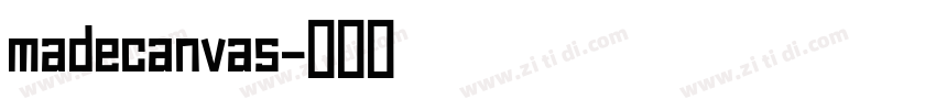 madecanvas字体转换