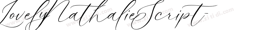 LovelyNathalieScript字体转换