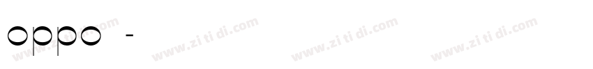 oppo一套字体转换