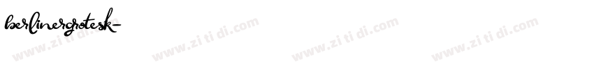 berlinergrotesk字体转换