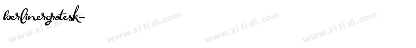 berlinergrotesk字体转换