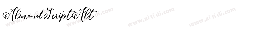 AlmondScriptAlt字体转换