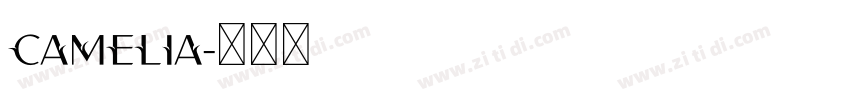 Camelia字体转换