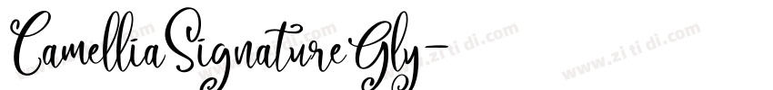 CamelliaSignatureGly字体转换
