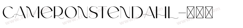CameronStendahl字体转换