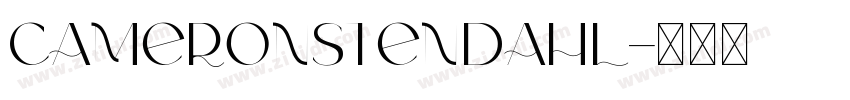 CameronStendahl字体转换