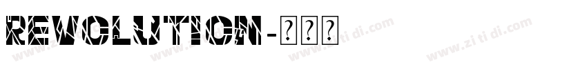 Revolution字体转换