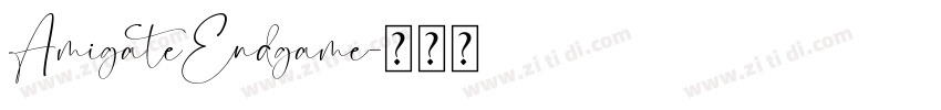 AmigateEndgame字体转换