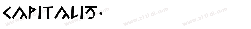Capitalis字体转换