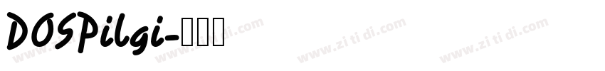 DOSPilgi字体转换