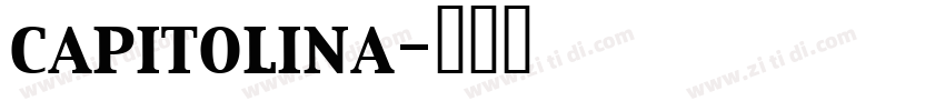 capitolina字体转换