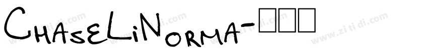 ChaseLiNorma字体转换