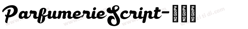 ParfumerieScript字体转换