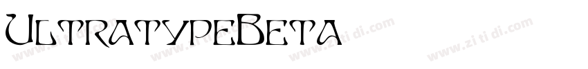 UltratypeBeta字体转换
