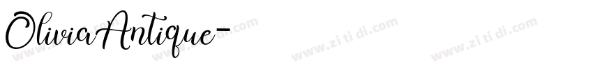 OliviaAntique字体转换
