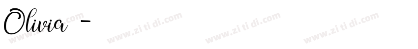 Olivia字体字体转换