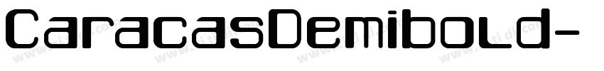 CaracasDemibold字体转换