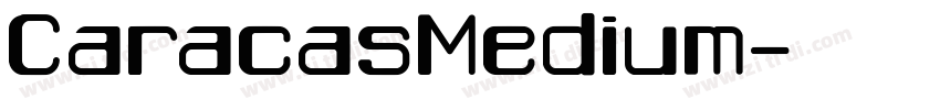 CaracasMedium字体转换