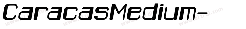 CaracasMedium字体转换