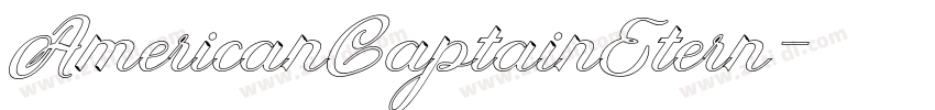 AmericanCaptainEtern字体转换