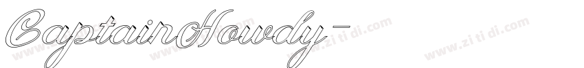 CaptainHowdy字体转换
