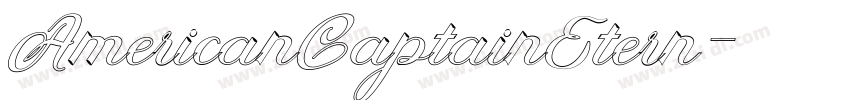 AmericanCaptainEtern字体转换