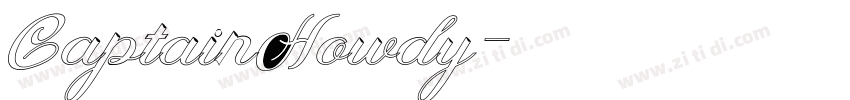 CaptainHowdy字体转换