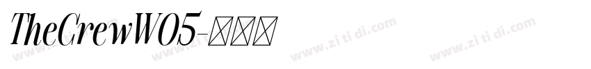 TheCrewW05字体转换