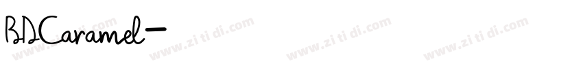 BDCaramel字体转换