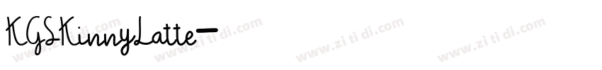 KGSKinnyLatte字体转换