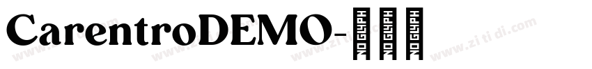 CarentroDEMO字体转换