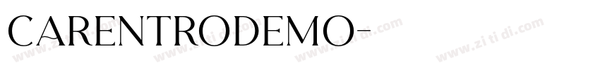 CarentroDEMO字体转换