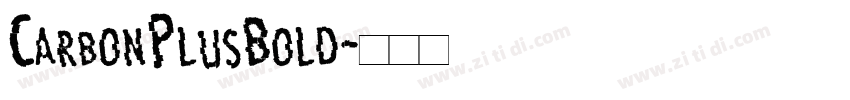 CarbonPlusBold字体转换